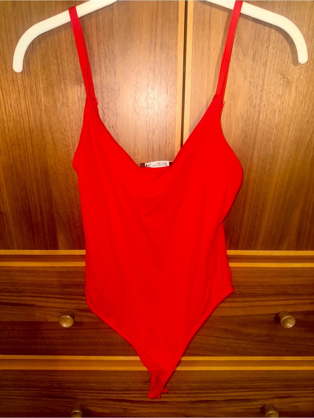 Zara Red Bodysuit Size Small